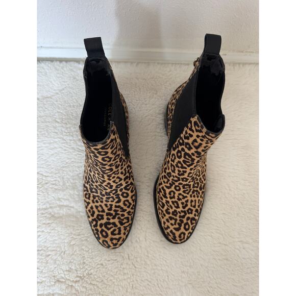 Cole Haan GrandSeries Leopard Chelsea Boots Women’s 7.5B - Picture 13 of 14